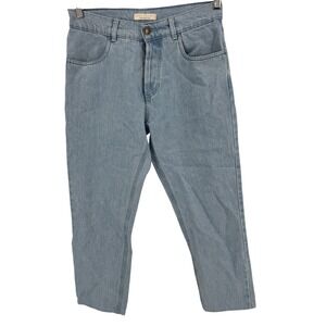 Luca Faloni Jeans Mens 30x27 Made In‎ Italy Light Wash Denim Size UK 30 IT 46